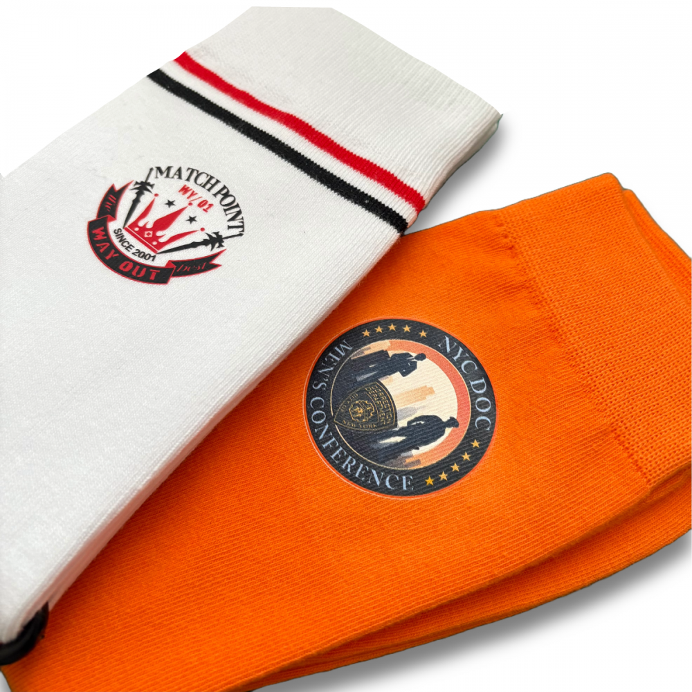 Transfer Printed Cotton Socks