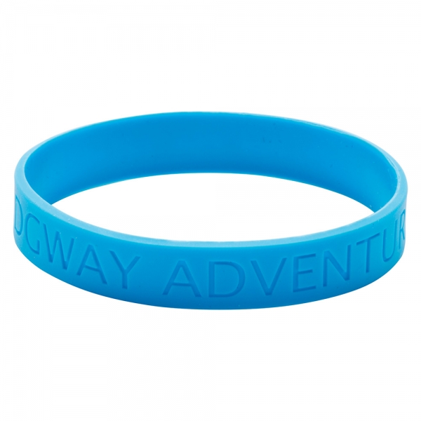 Silicone Wristband  Adult  Recessed Design 