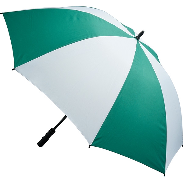 Fibreglass Storm Umbrella  UK Stock  Green   White 