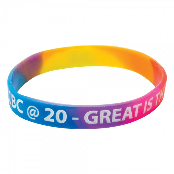 Silicone Wristband  Adult  Multicoloured Material 