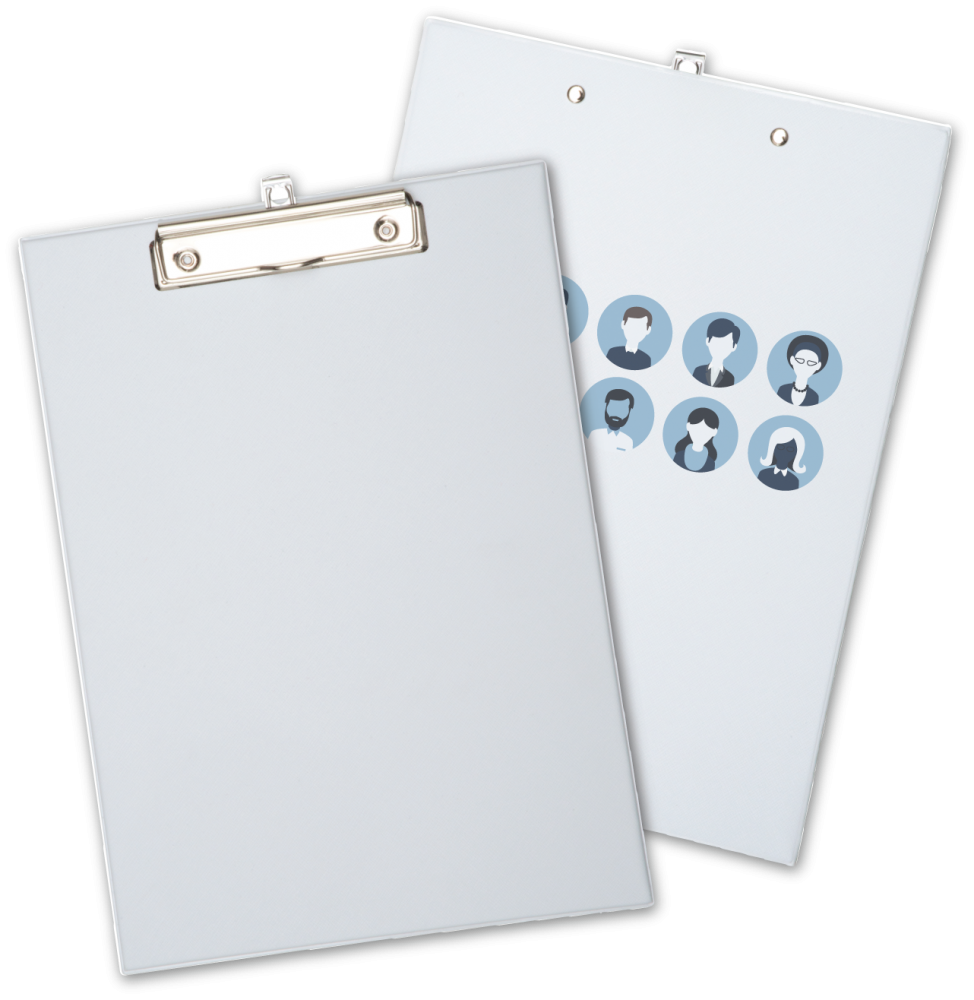 A4 Clipboard  UK Stock  White 