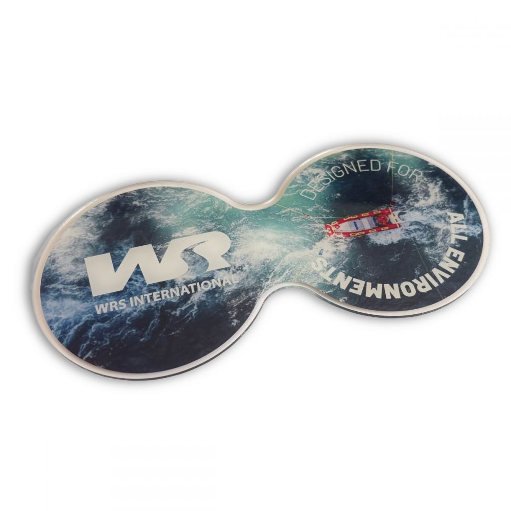 Recycled Acrylic Double Coaster  UK Made 
