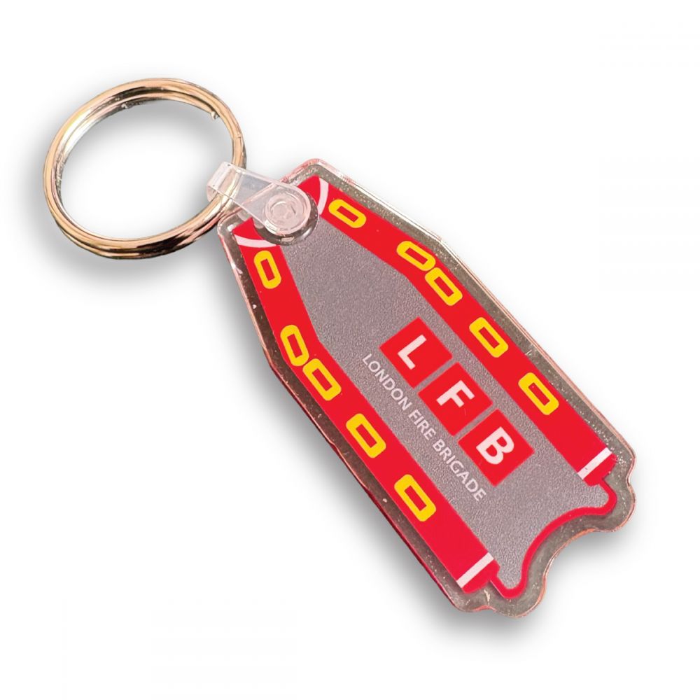 Recycled Acrylic Keyring  UK Made 