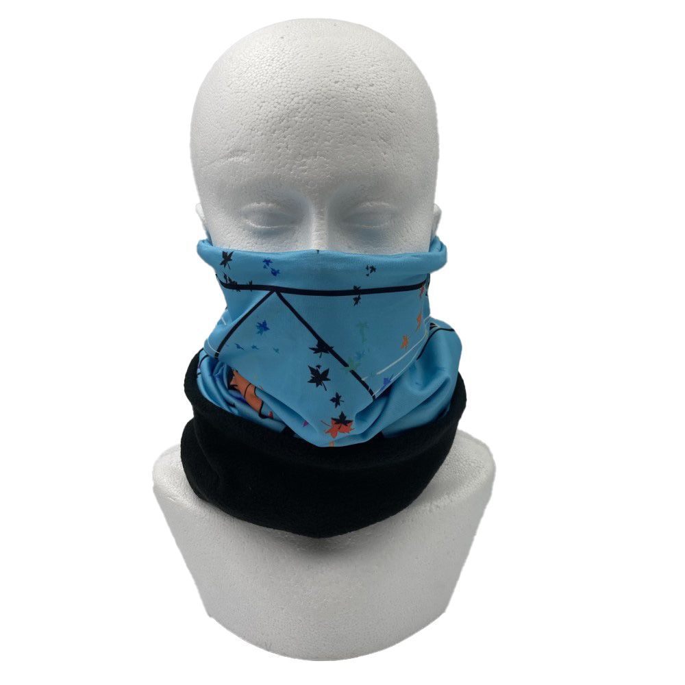 Premium Full Colour Double Layer Band-It with Black Fleece