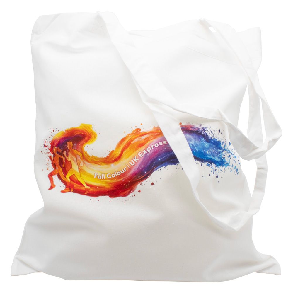 Cotton Shopper Bag - White  UK Stock 