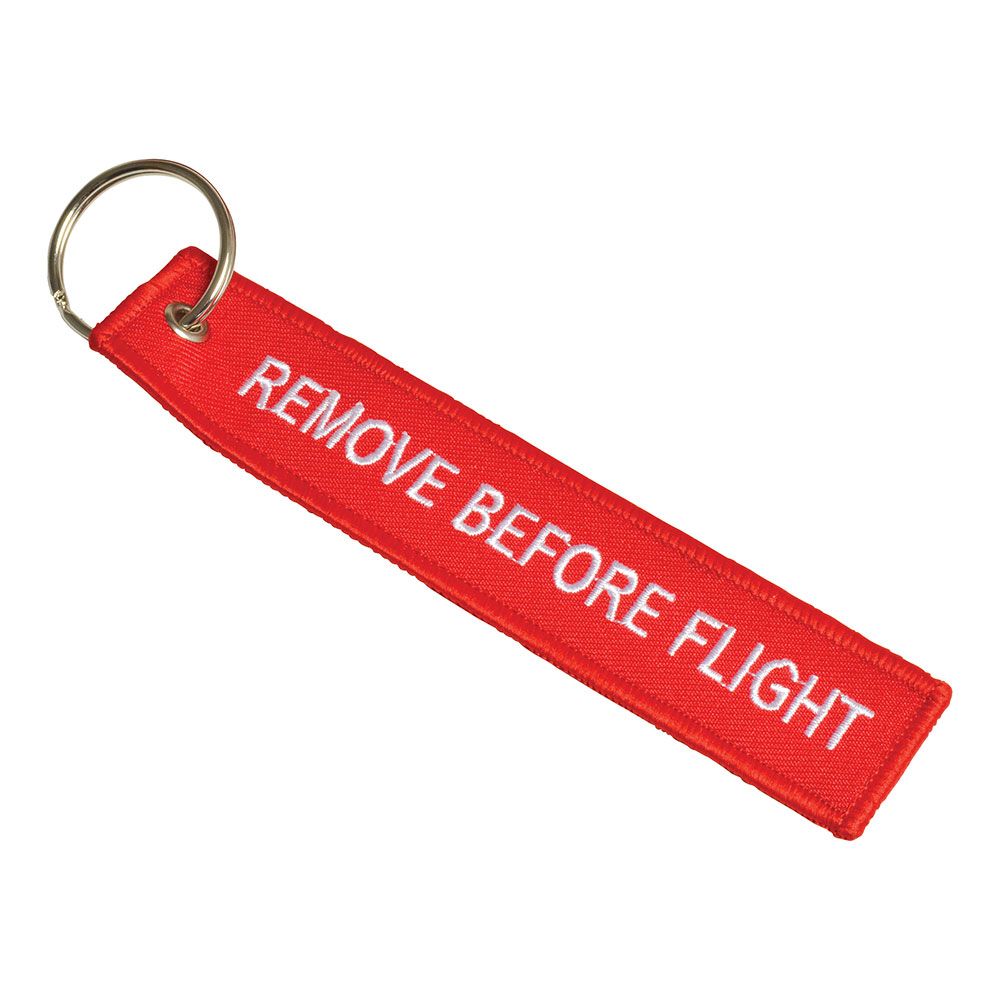 Flight Tag  Embroidered 