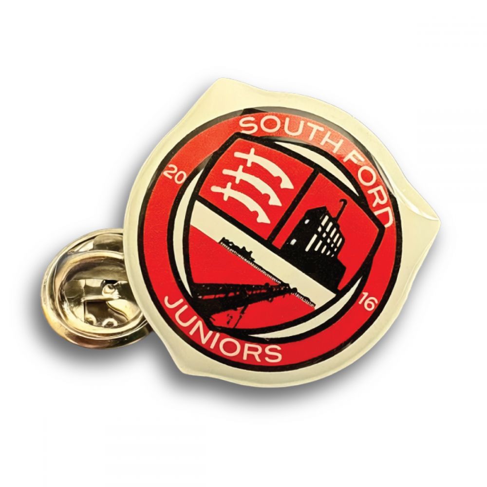 Aluminium Clutch Pin Badge  UK Made  Bespoke 35mm 