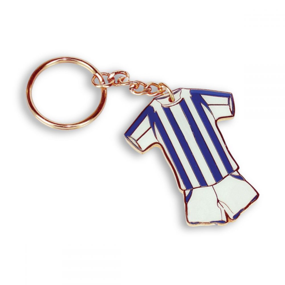 Stamped Hard Enamel Keyring  50mm 