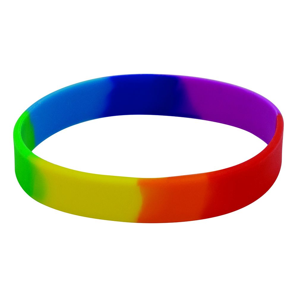 Adult Silicone Wristband  UK Stock  Multicoloured 