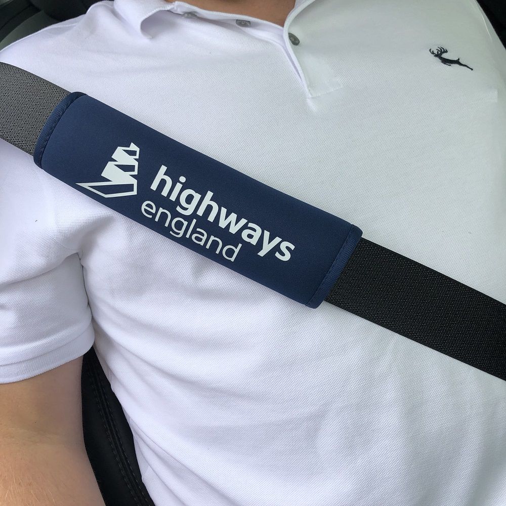 Neoprene Seat Belt Cover  Large 
