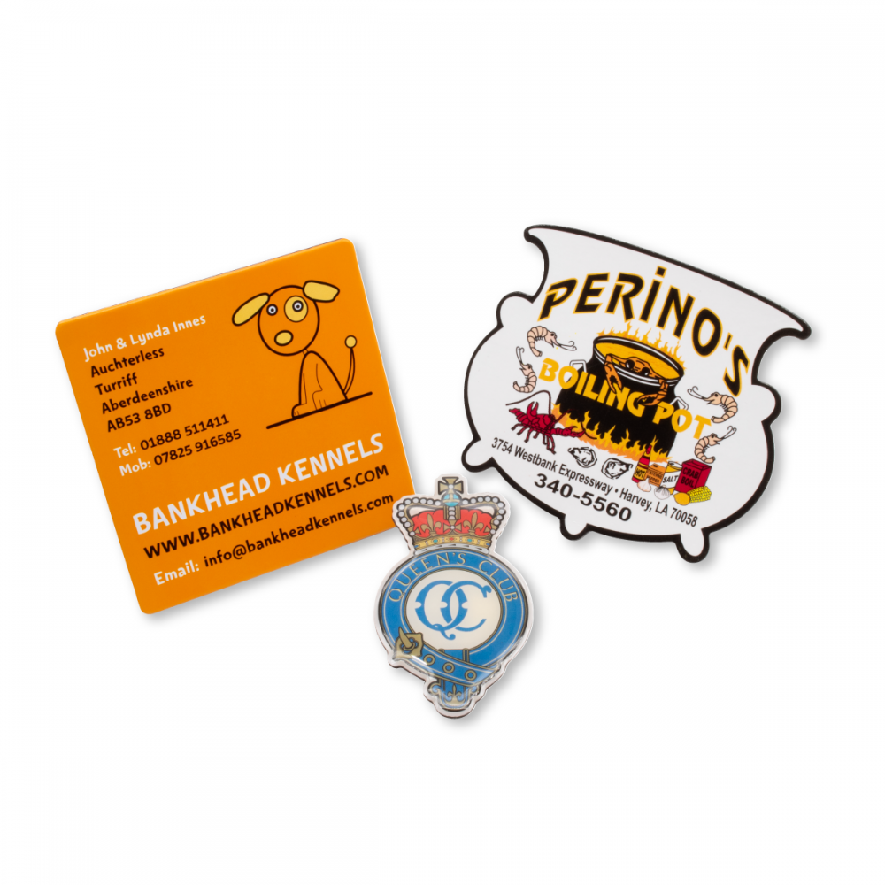 Printed Aluminium Fridge Magnet  50mm 