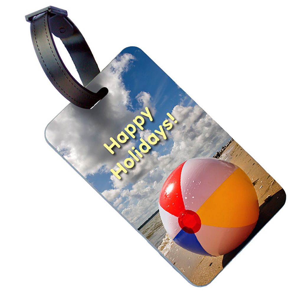 Printed Luggage Tag  Buckle Strap 