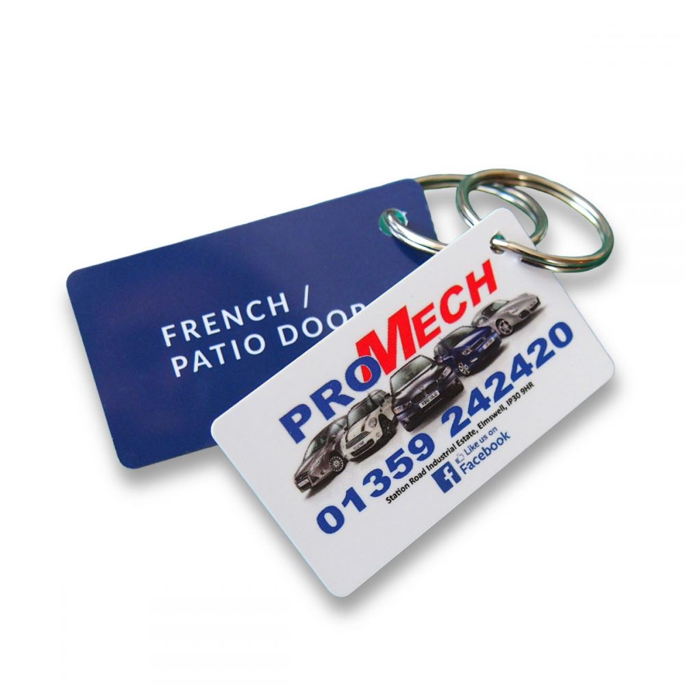 Printed Plastic Cards  54x30mm  0.76mm Thick 