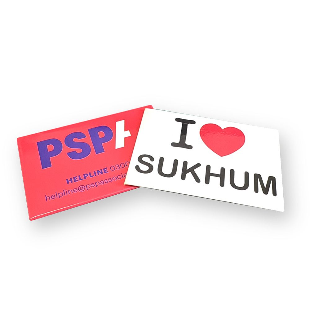 Printed Tin Fridge Magnet  Large 