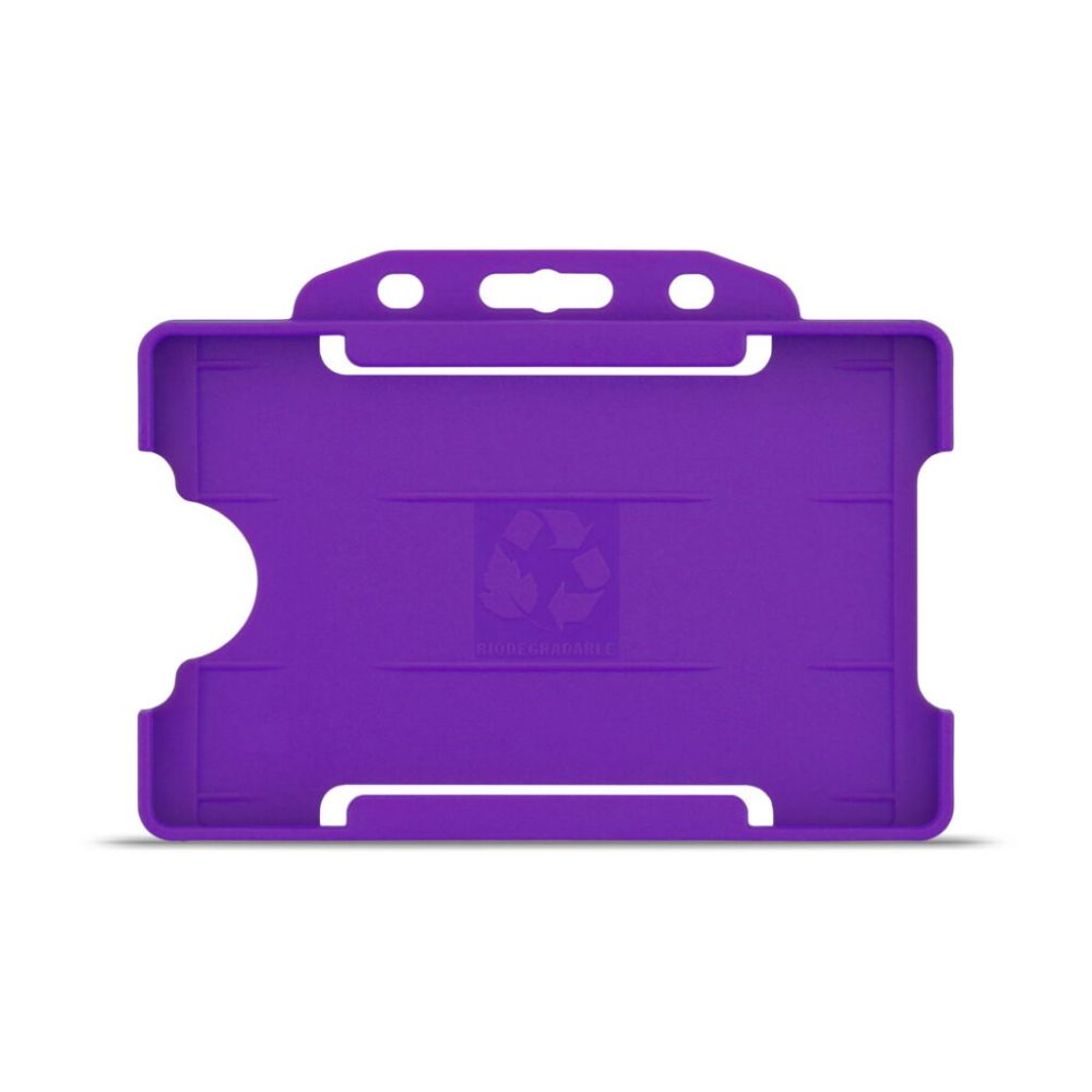 Landscape Rigid Card Holder  UK Stock  Purple 