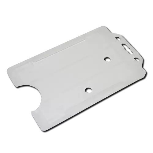 Portrait Rigid Card Holder  UK Stock  Frosted Clear 