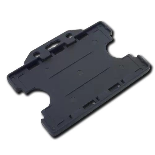 Landscape Double-Sided Rigid Card Holder  UK Stock  Navy 