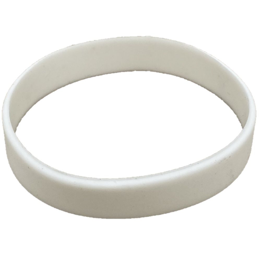 Adult Silicone Wristband  UK Stock  White 