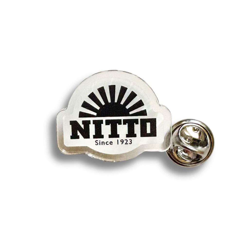 Recycled Acrylic Clutch Pin Badge  UK Made  Bespoke 25mm 